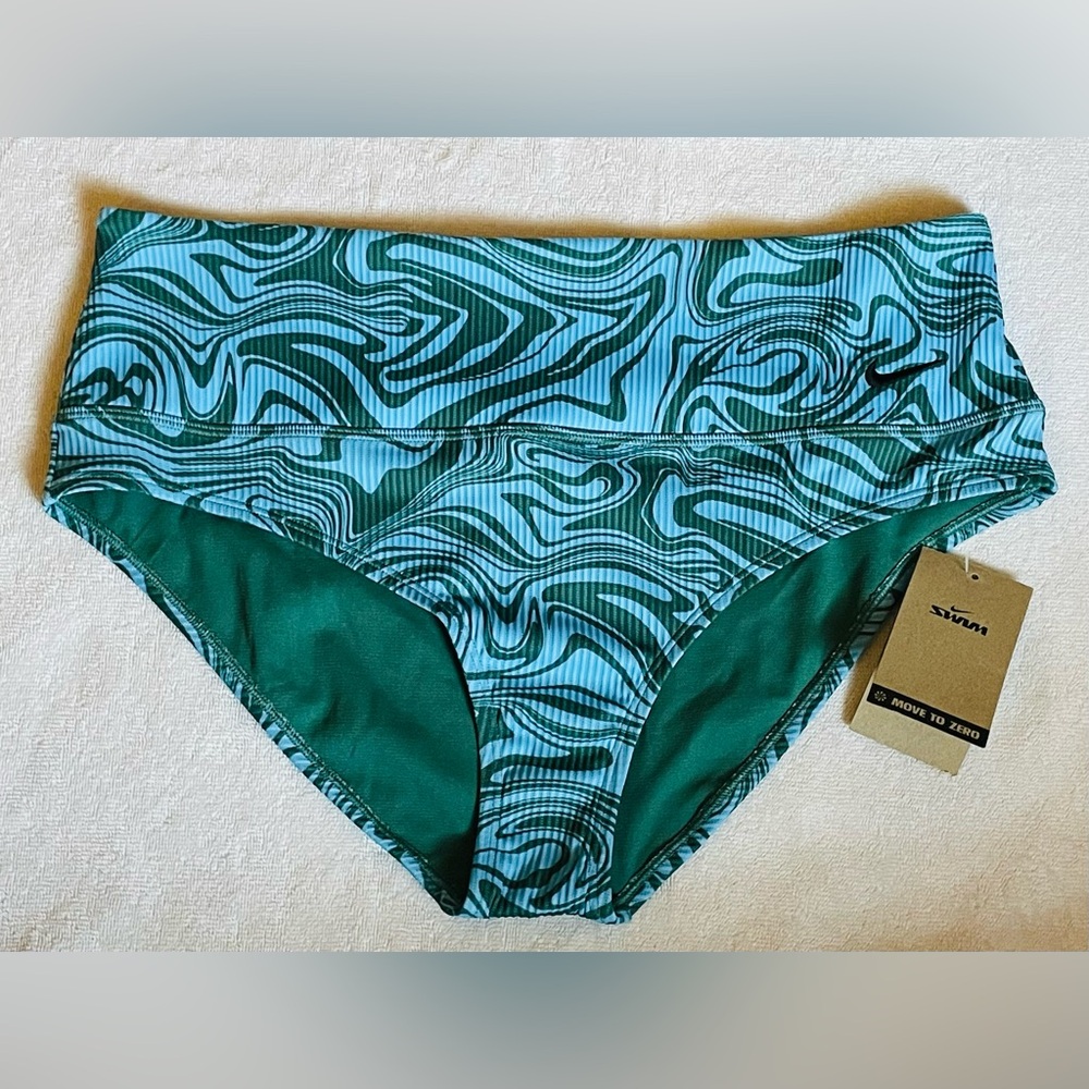Women’s Nike swirl high waist swim bottoms